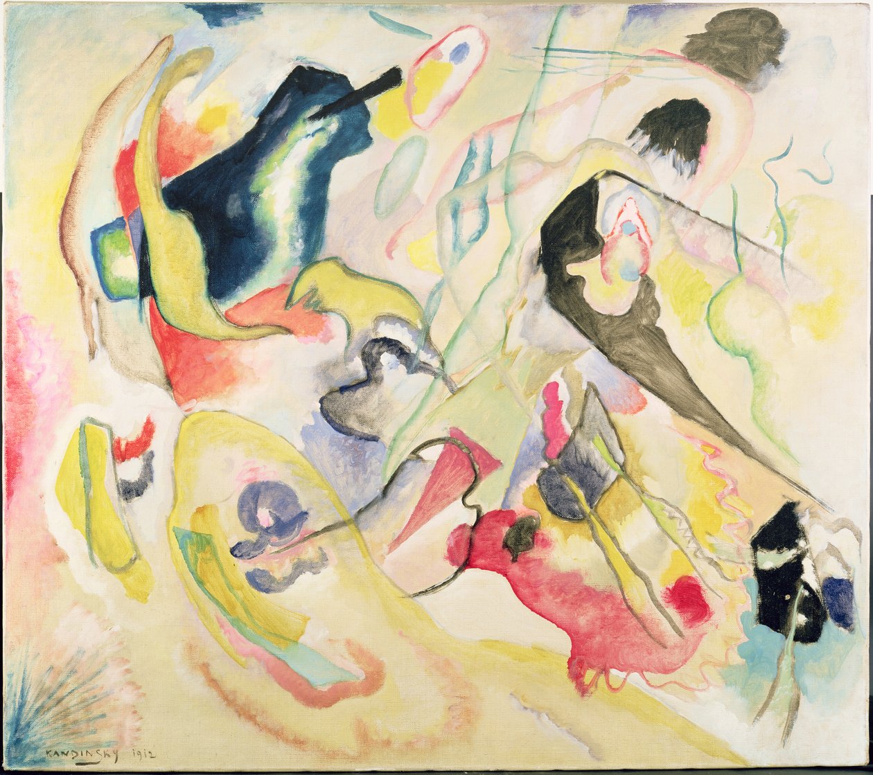 Deluge II av Wassily Kandinsky