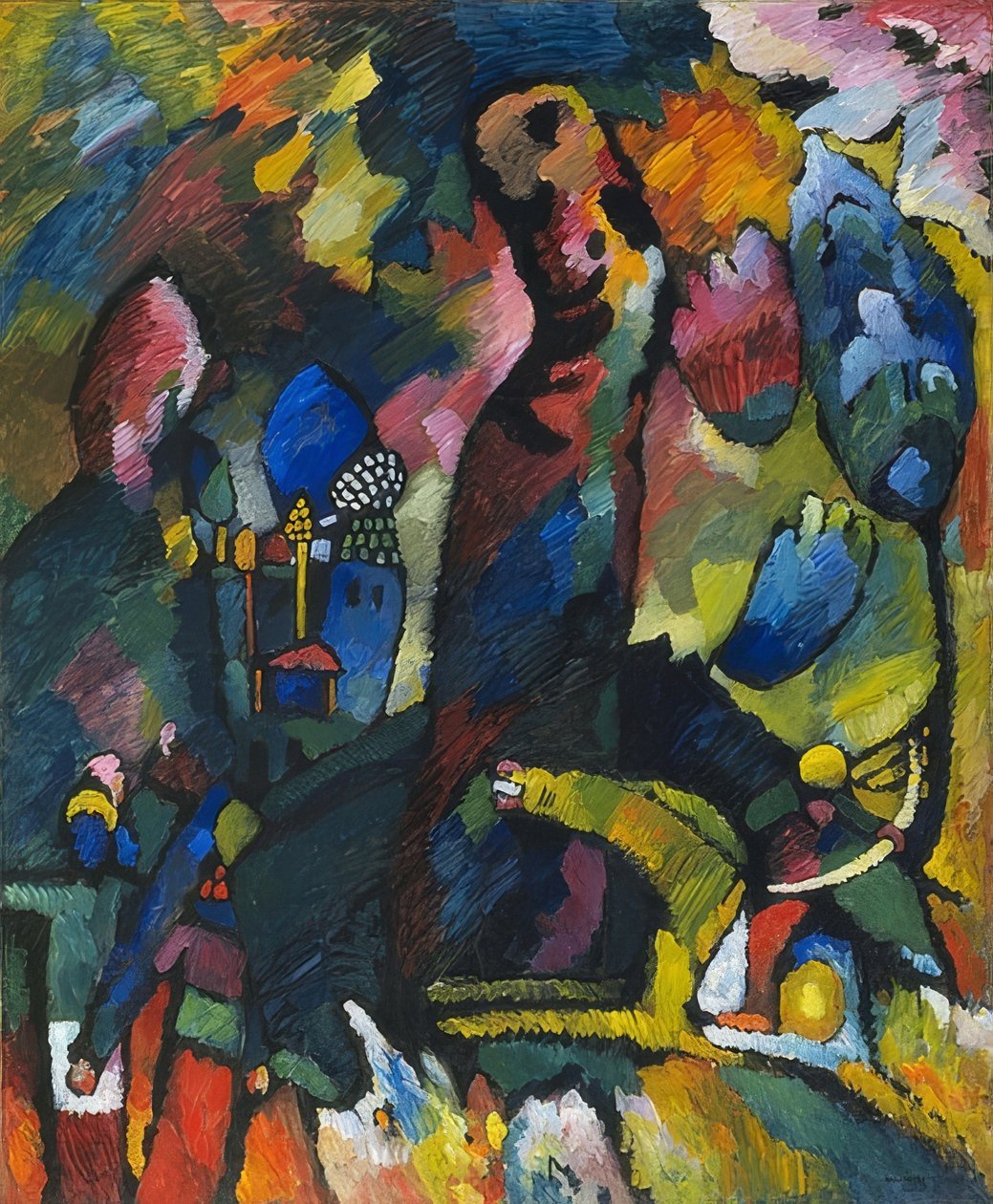 Bueskytteren. 1909 av Wassily Kandinsky