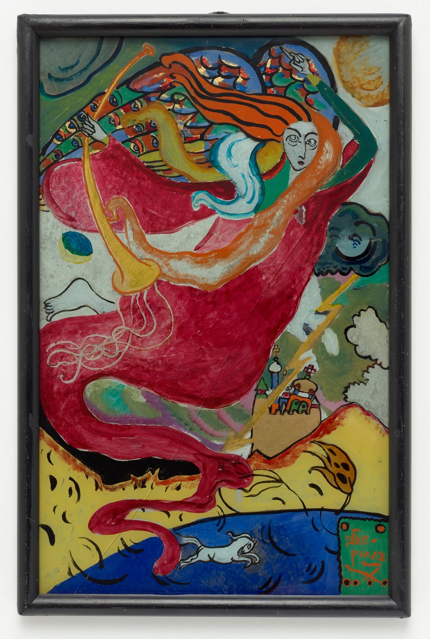 Saint Gabriel av Wassily Kandinsky