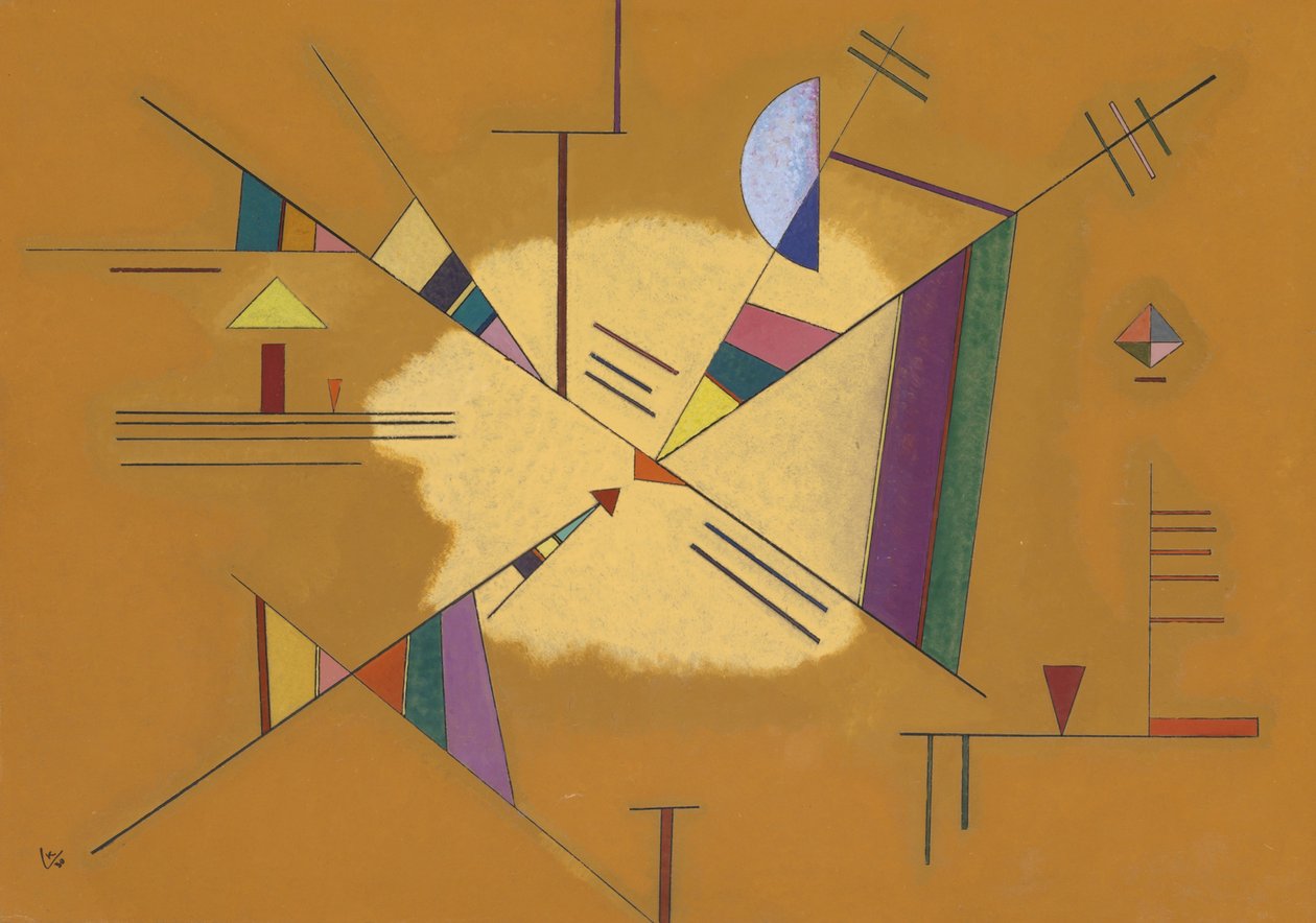 Diagonal, 1930 av Wassily Kandinsky
