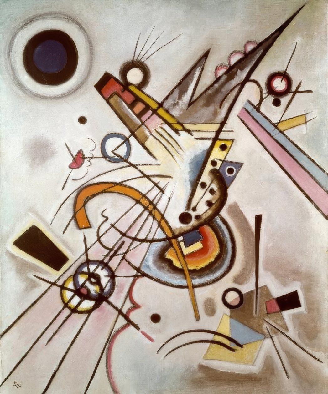 Diagonal av Wassily Kandinsky