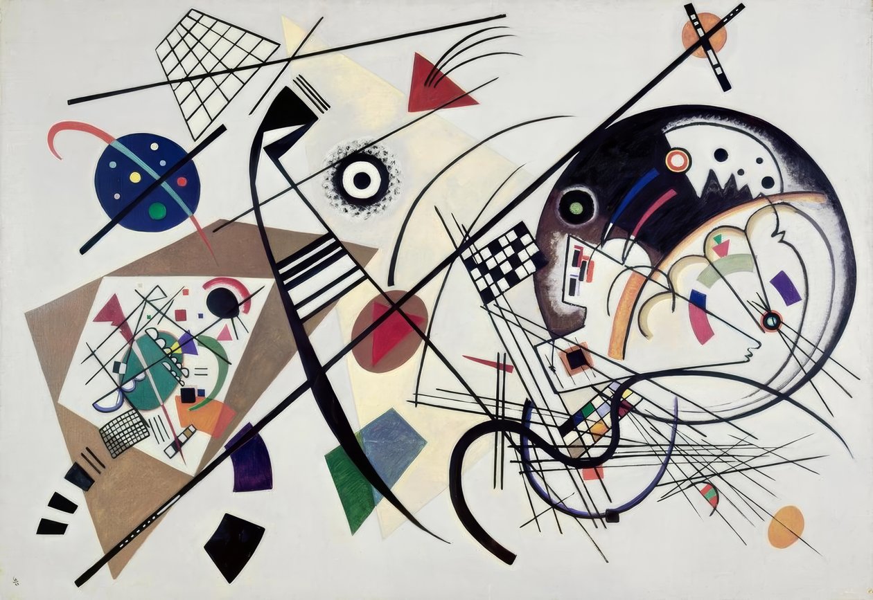 Solid strek av Wassily Kandinsky
