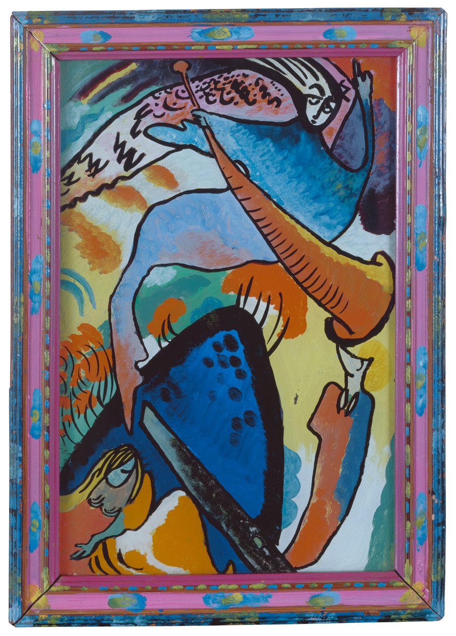 Angel of the Last Judgment (Fragment of the Last Judgment) av Wassily Kandinsky