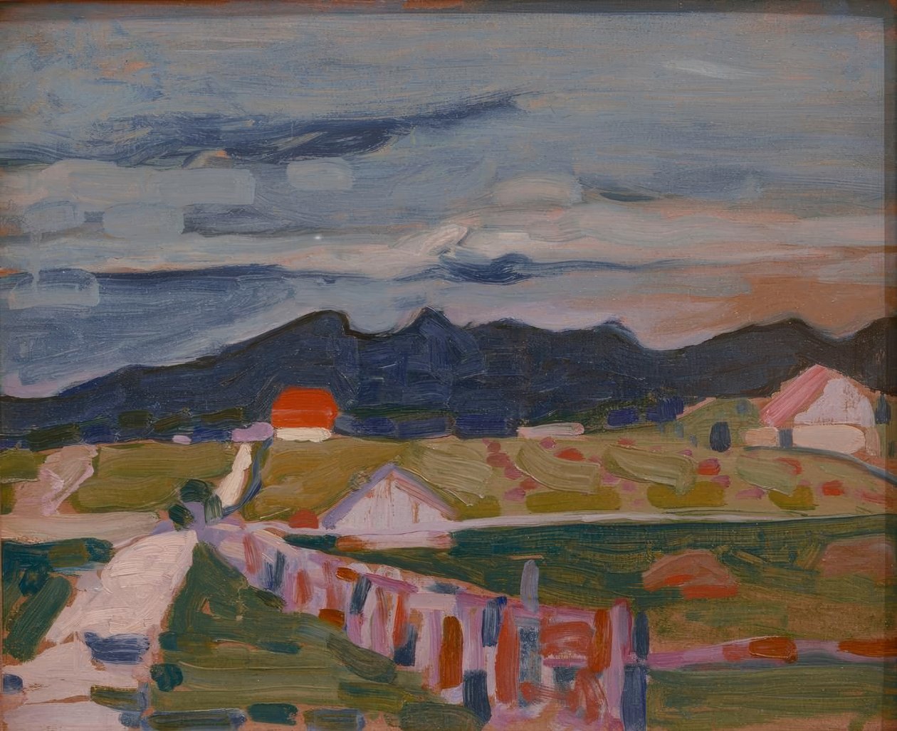 Felter nær Murnau av Wassily Kandinsky