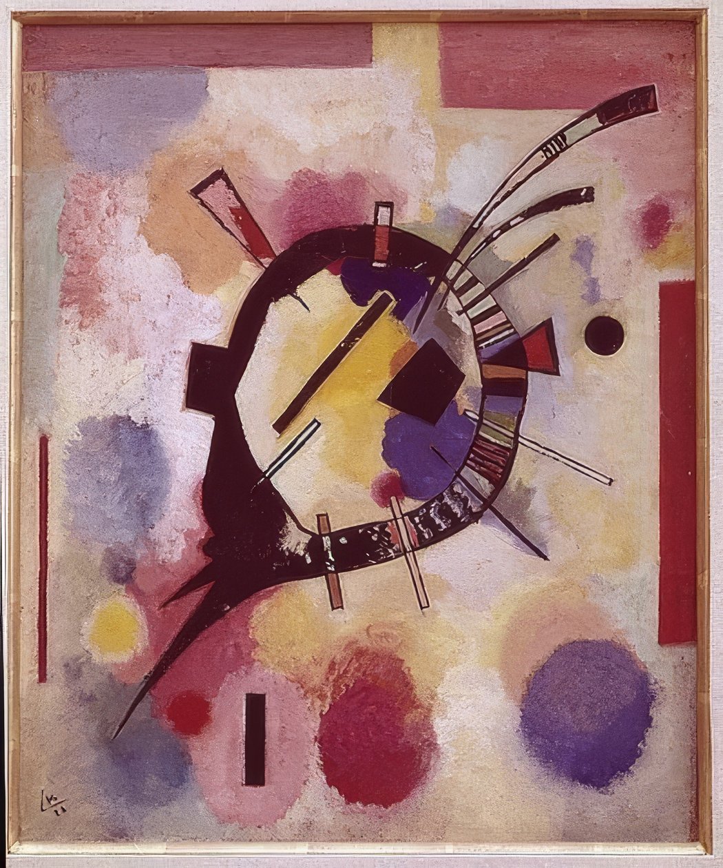 Gul senter. 1926 av Wassily Kandinsky