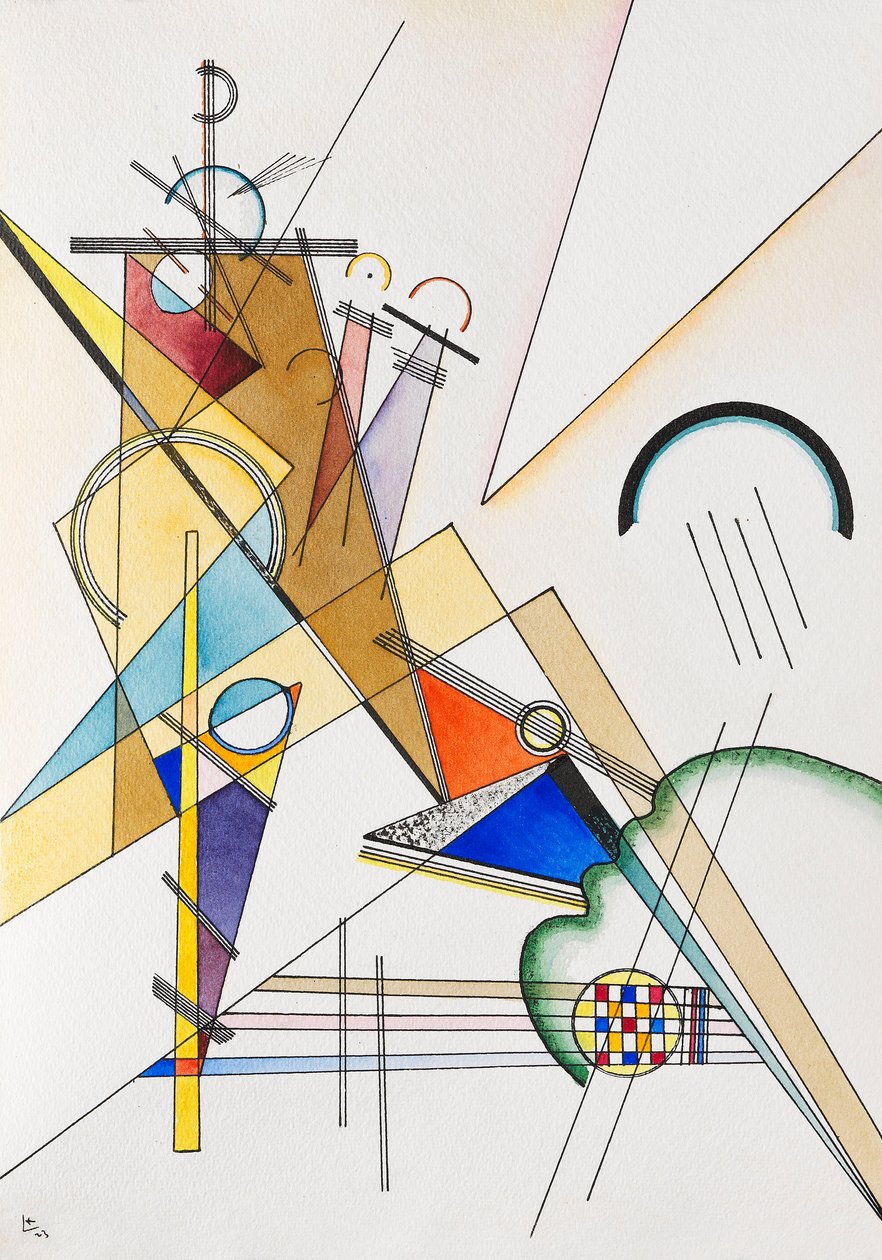 Vev, 1923. av Wassily Kandinsky