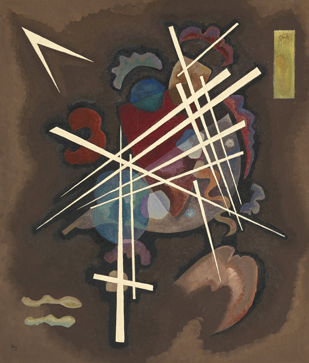 Gitterform Netting, 1927 av Wassily Kandinsky