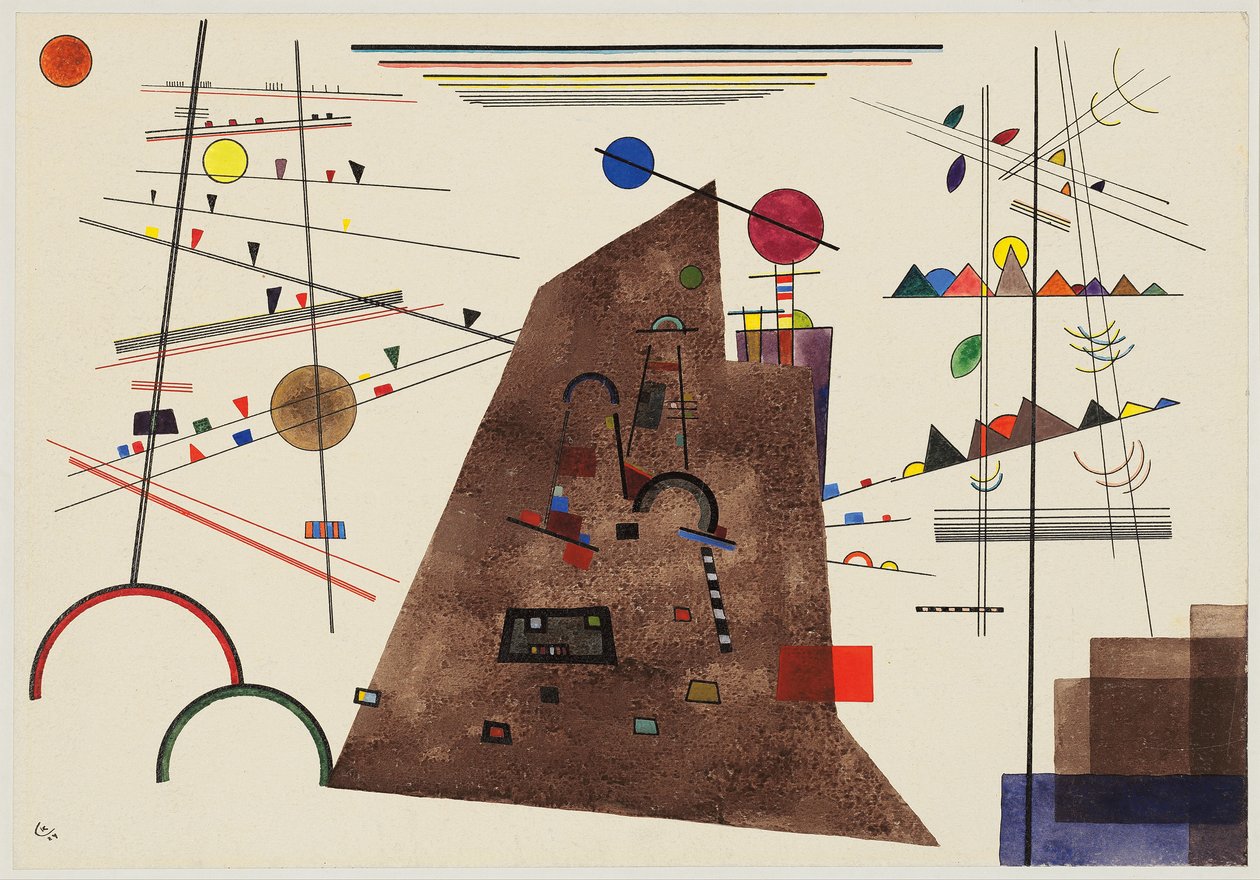Tungt mellom lys; Tung mellom lys av Wassily Kandinsky