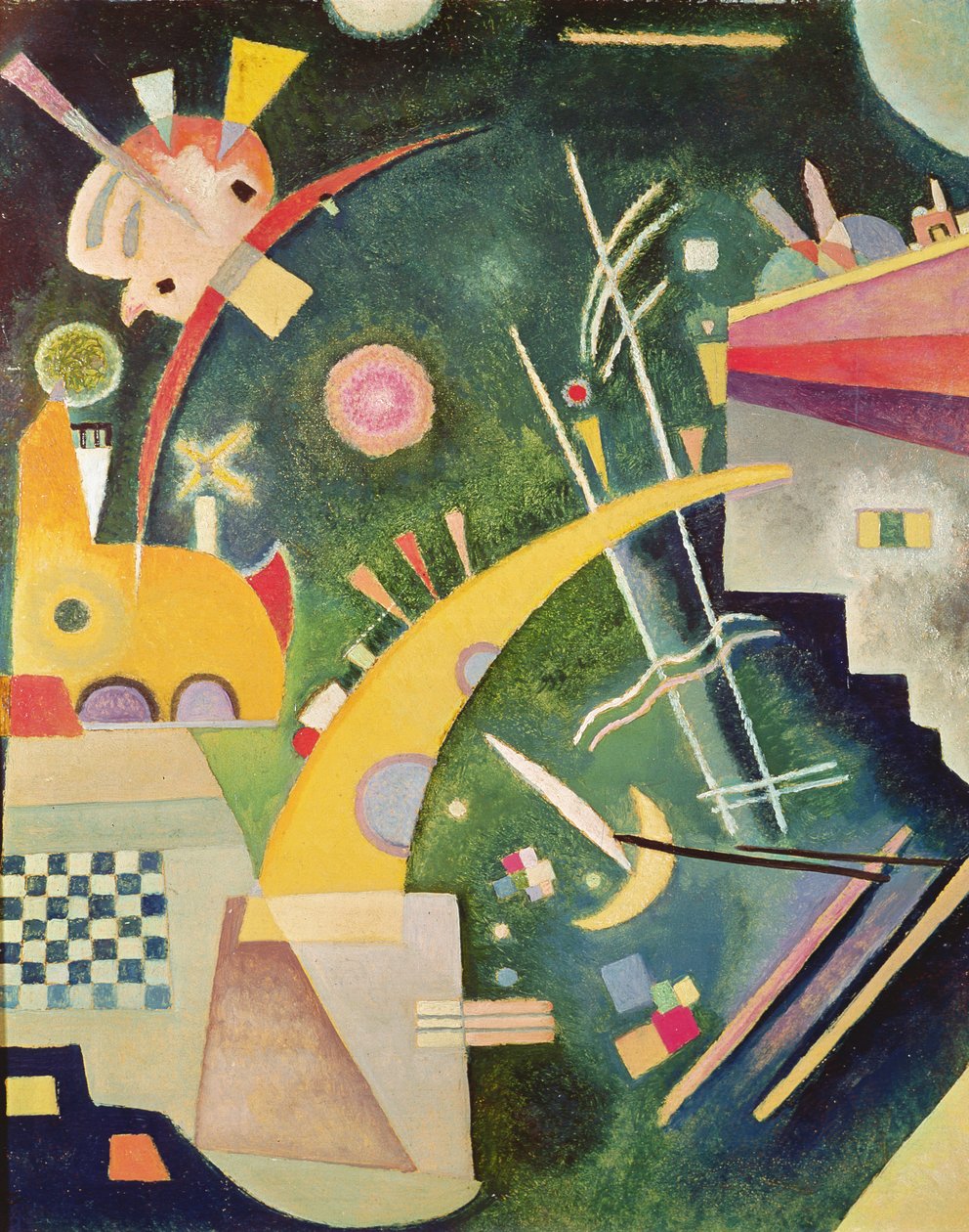 Hornform, 1924 av Wassily Kandinsky