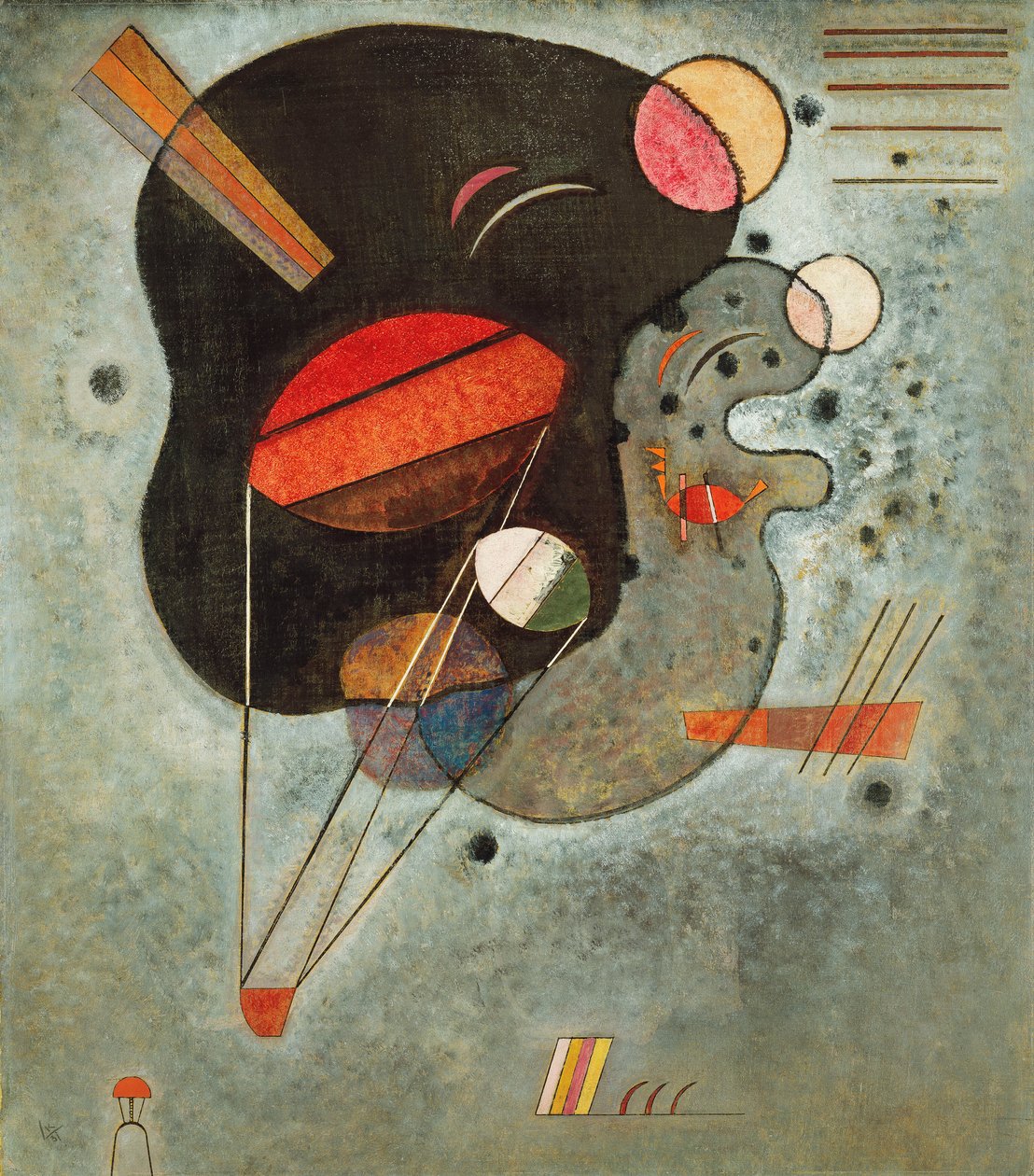 Svevende utskrift av Wassily Kandinsky