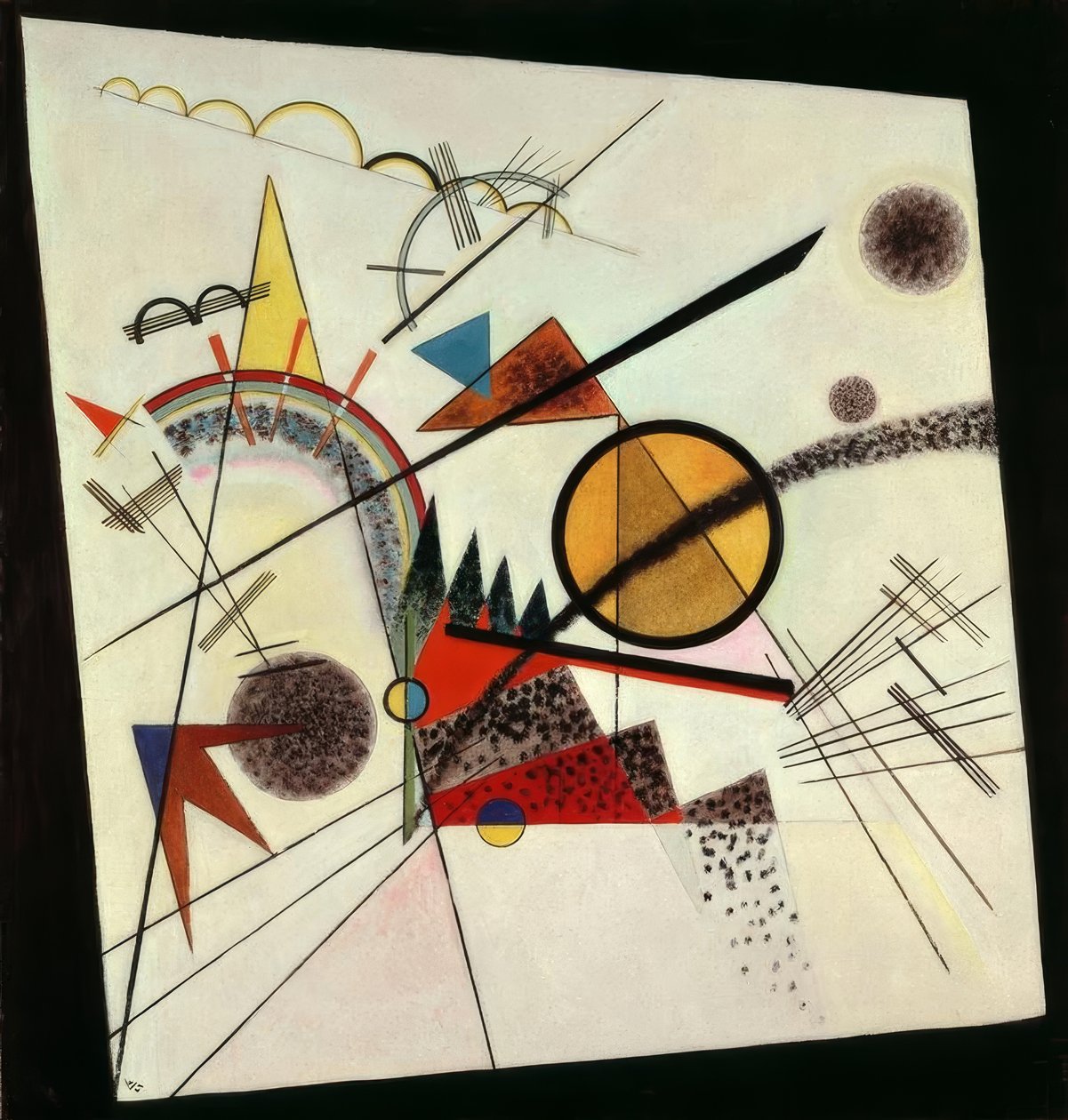 I den svarte firkanten av Wassily Kandinsky