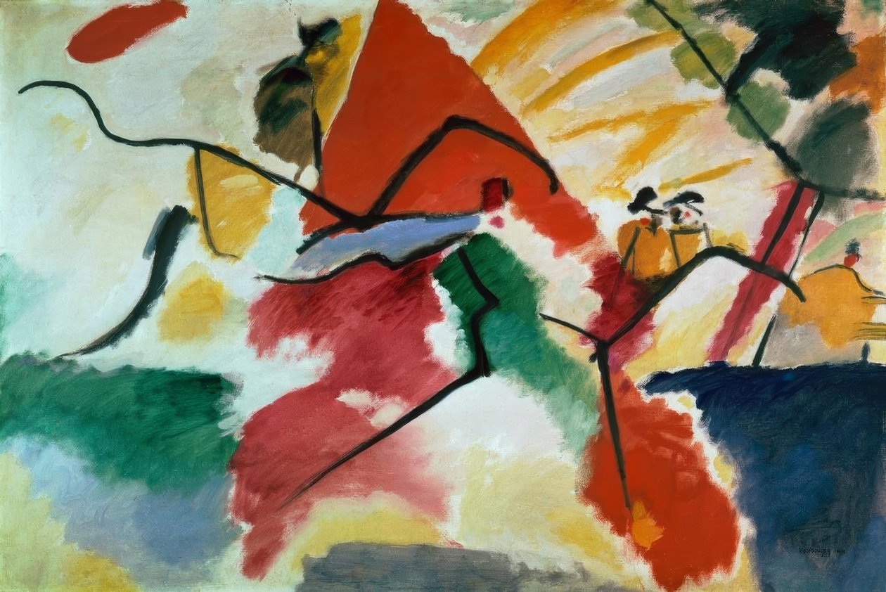 Impression V (park) av Wassily Kandinsky