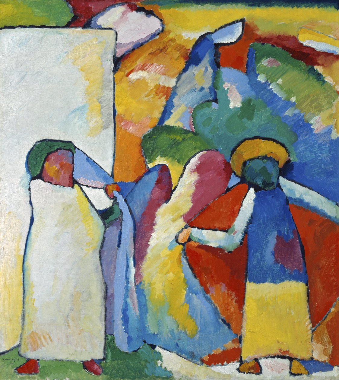 Improvisasjon 6 (afrikansk) av Wassily Kandinsky