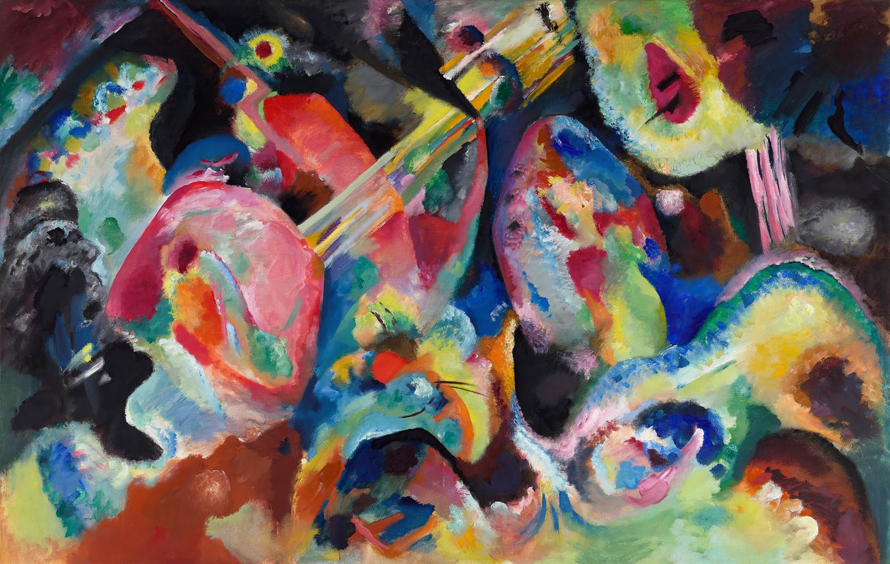Improvisasjon. Syndflod, 1913. av Wassily Kandinsky