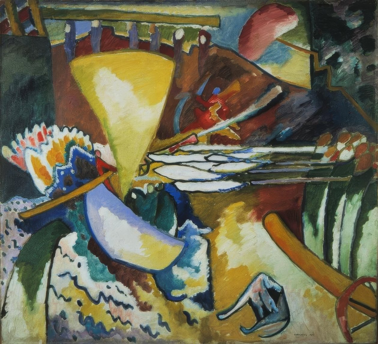 Improvisasjon II av Wassily Kandinsky