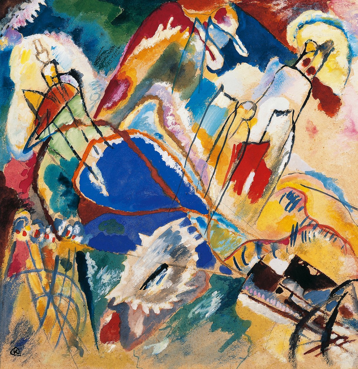 Improvisasjon nr. 30 (kanoner) av Wassily Kandinsky