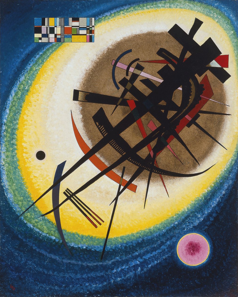 In the Bright Oval, 1925 av Wassily Kandinsky