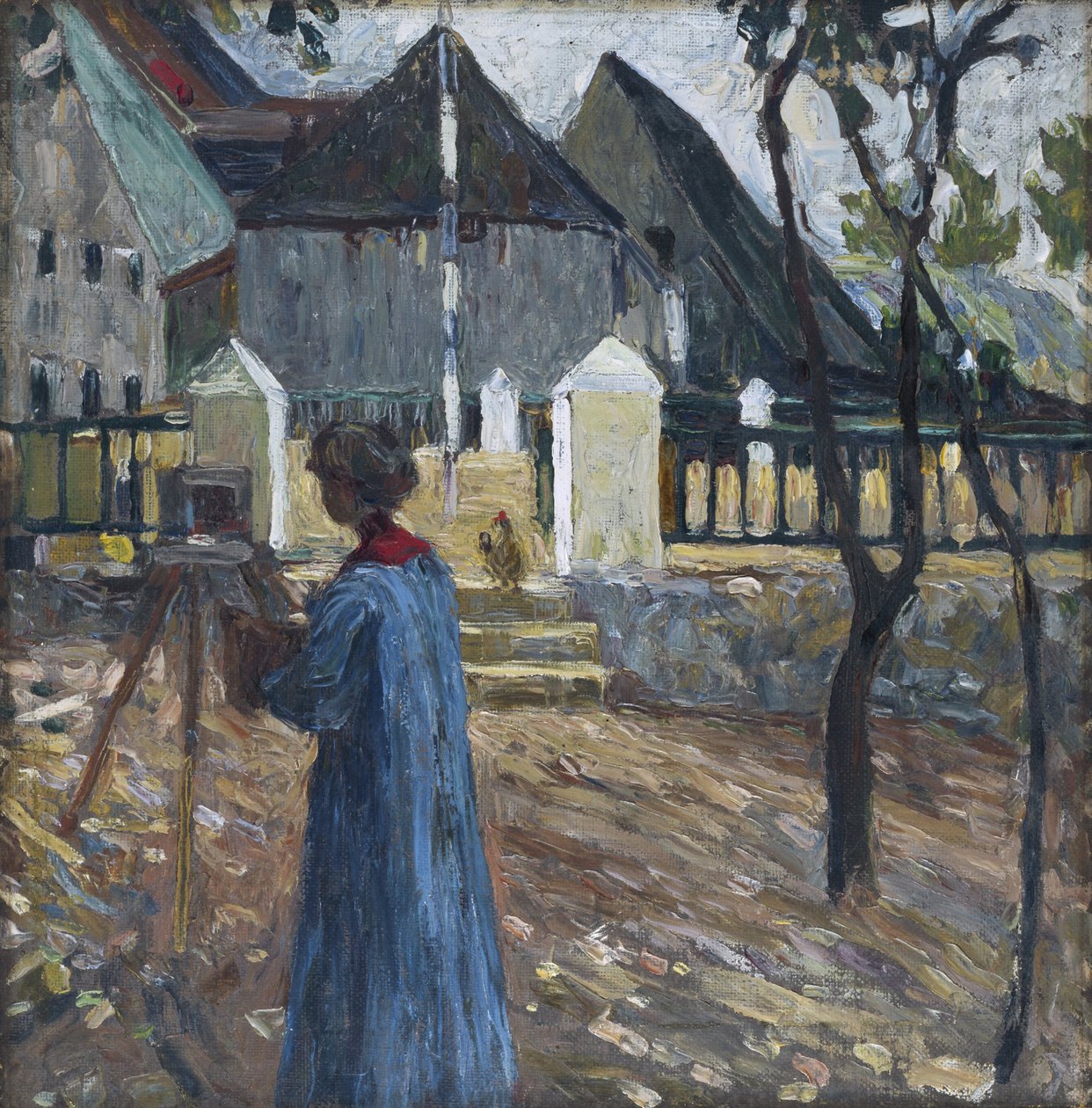 Kallmünz – Gabriele Münter maleri II av Wassily Kandinsky