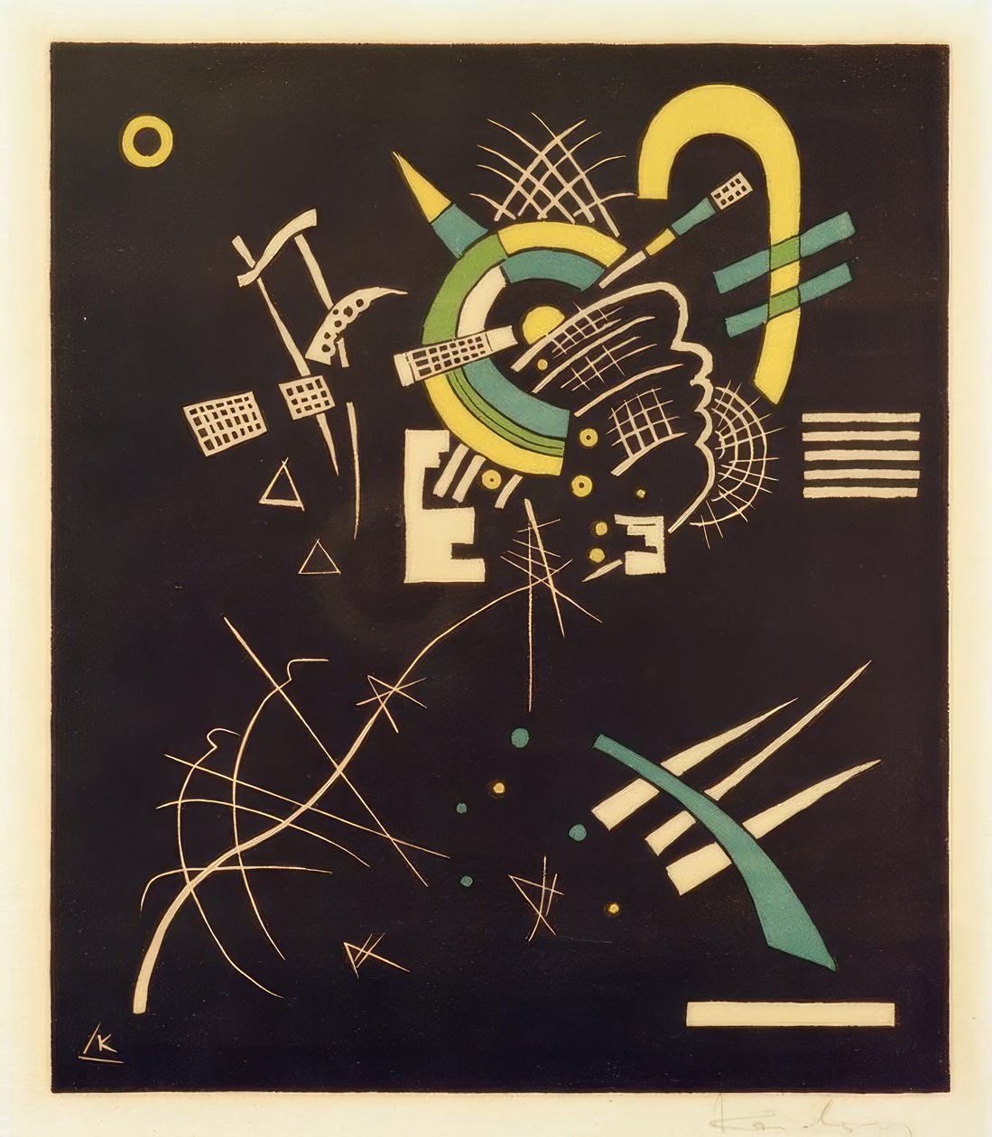 Små verdener, ark 7 av Wassily Kandinsky