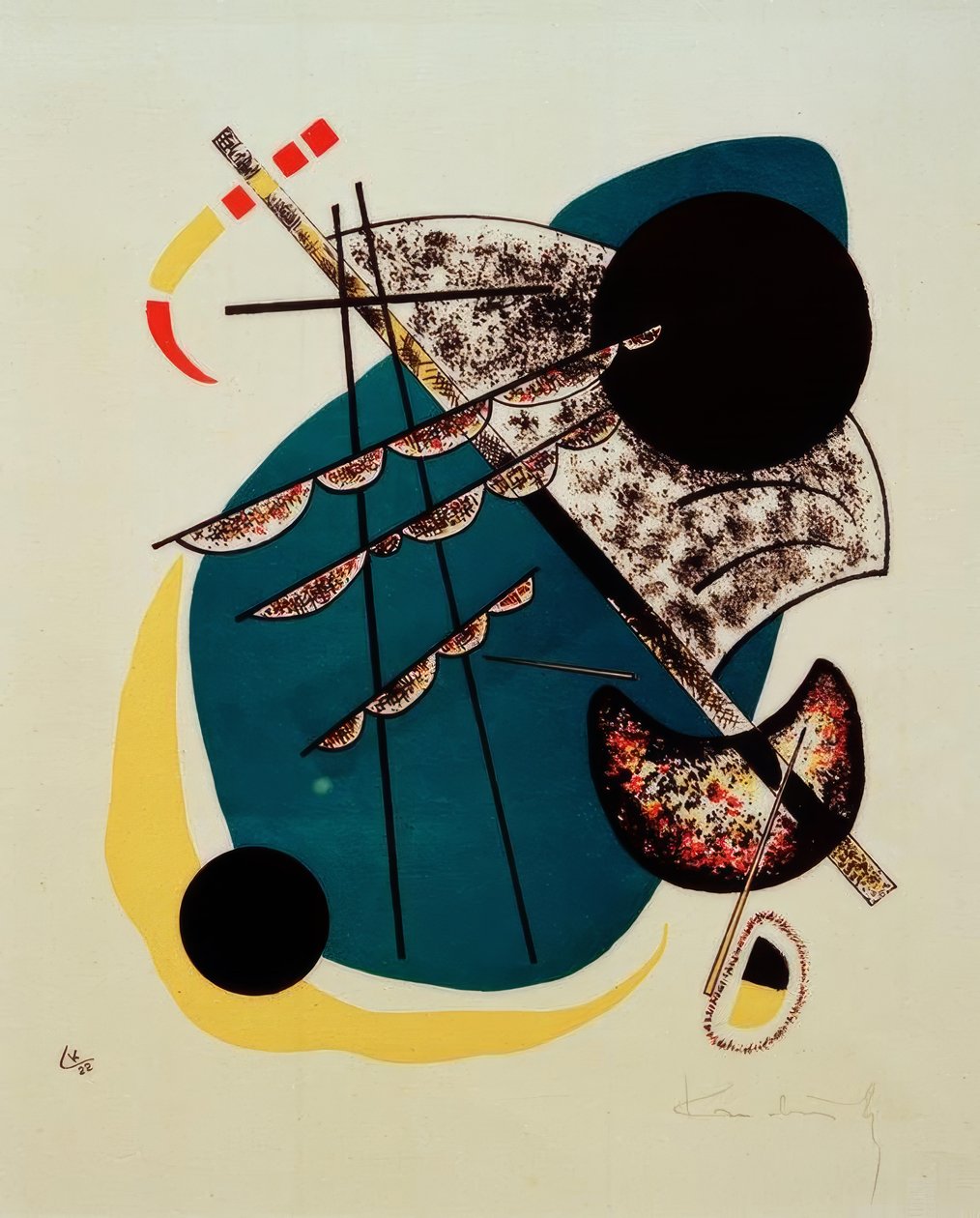 Små verdener II av Wassily Kandinsky
