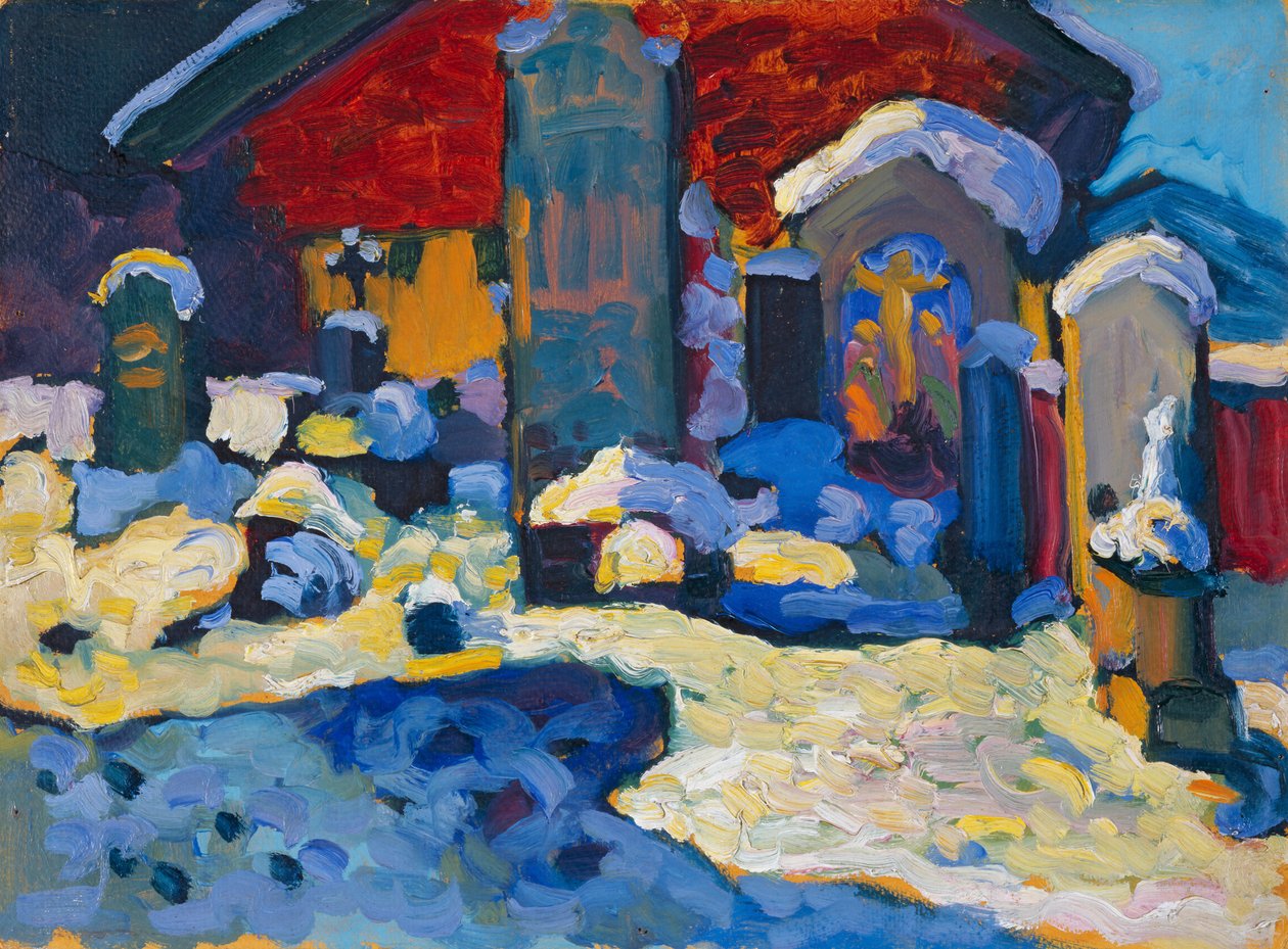 Kochel – Friedhof av Wassily Kandinsky