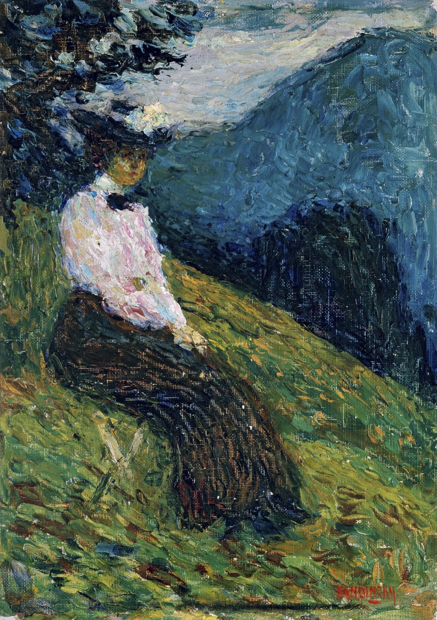 Kochel – Gabriele Münter av Wassily Kandinsky