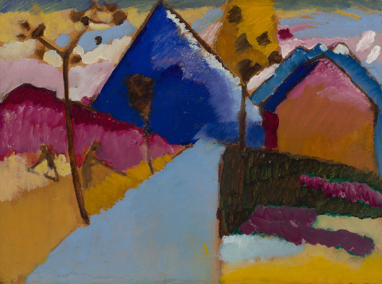 Kochel – rett gate av Wassily Kandinsky