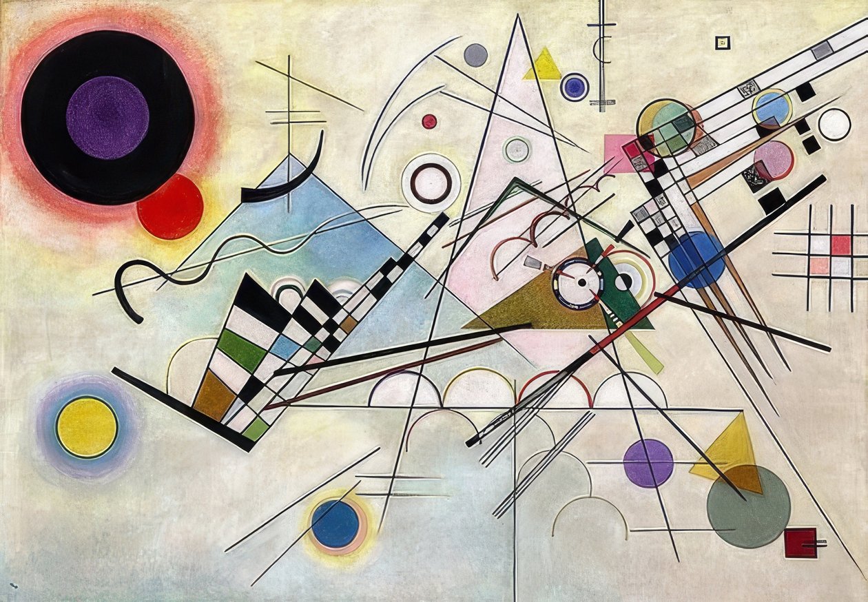 Komposisjon 8. 1923 av Wassily Kandinsky
