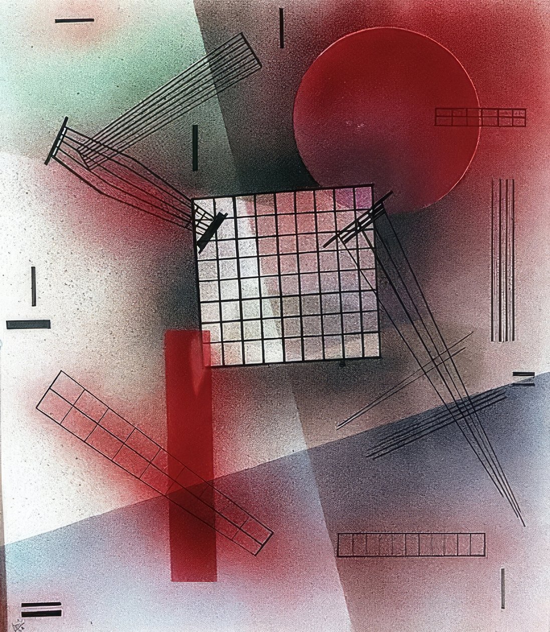 Komposisjon. Ca. 1920-44 av Wassily Kandinsky