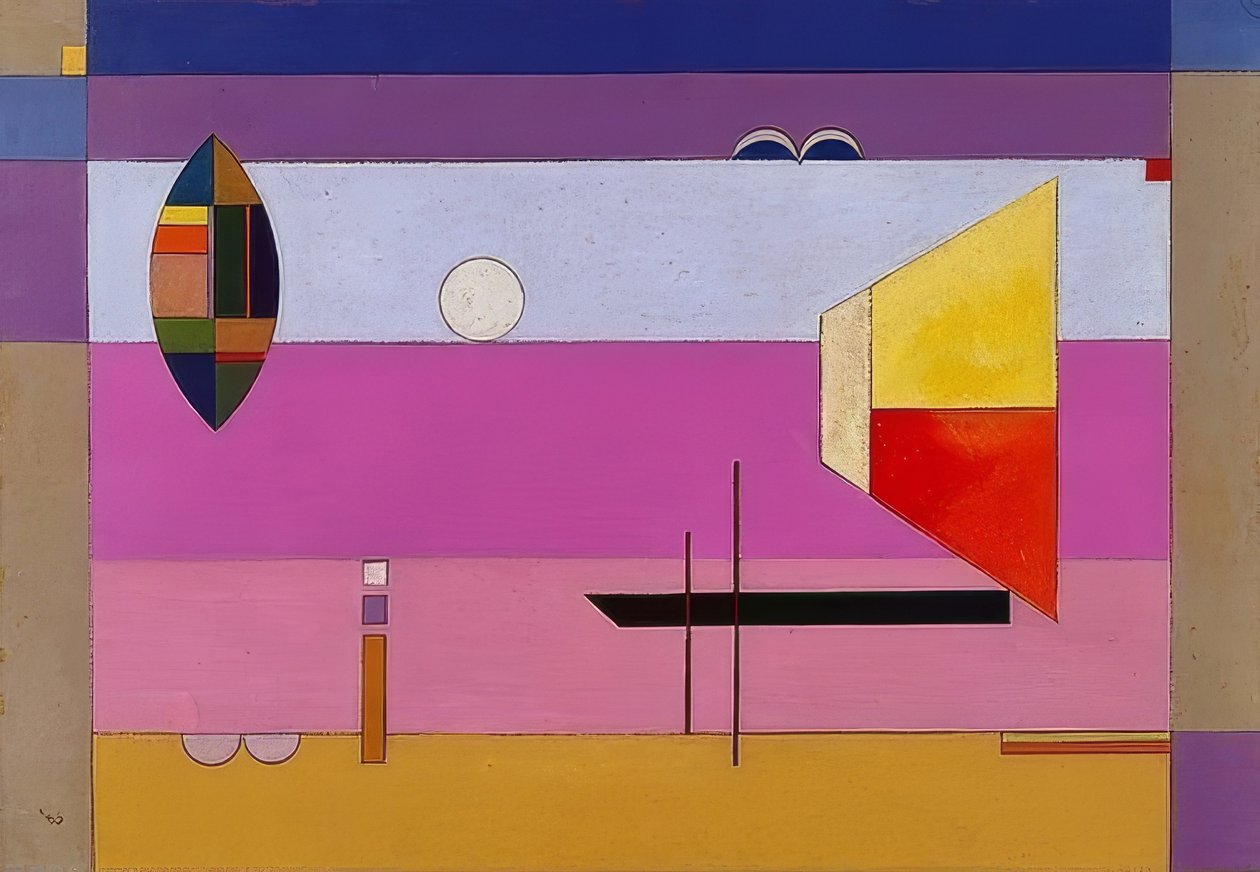 Kule striper. 1930 av Wassily Kandinsky