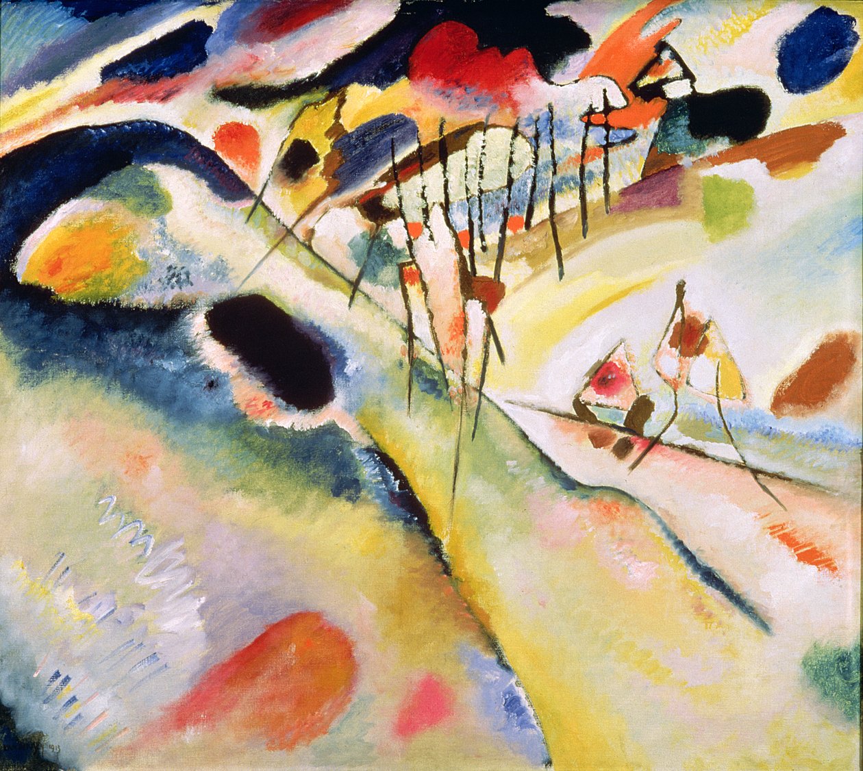 Landskap av Wassily Kandinsky