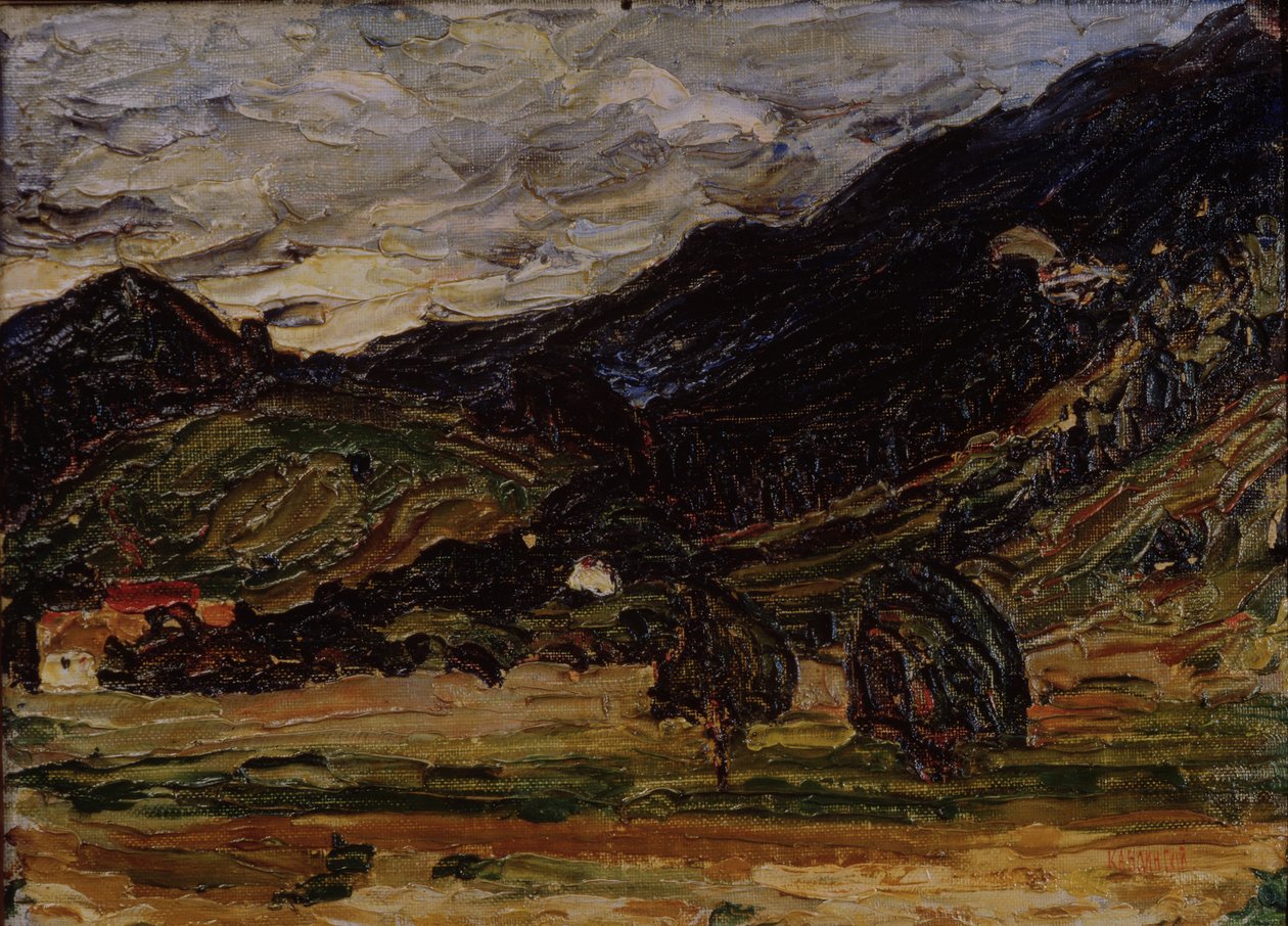 Landskap, 1918 av Wassily Kandinsky