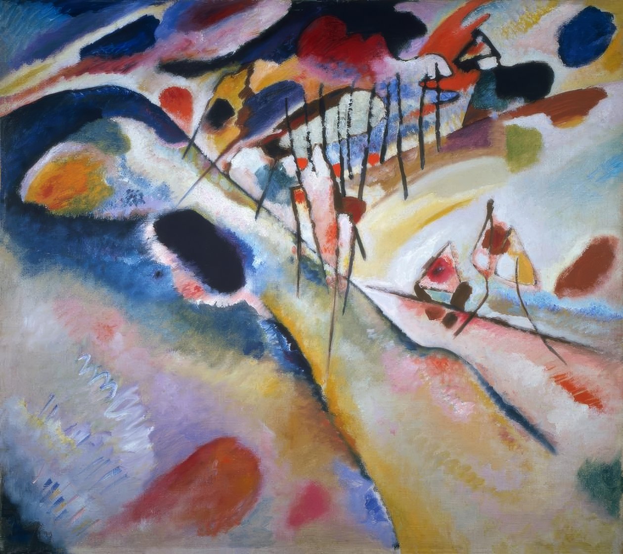 landskap av Wassily Kandinsky