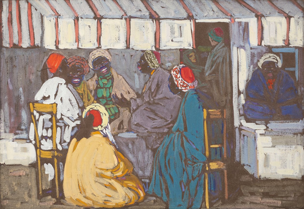 Mohren Cafe, 1905. av Wassily Kandinsky