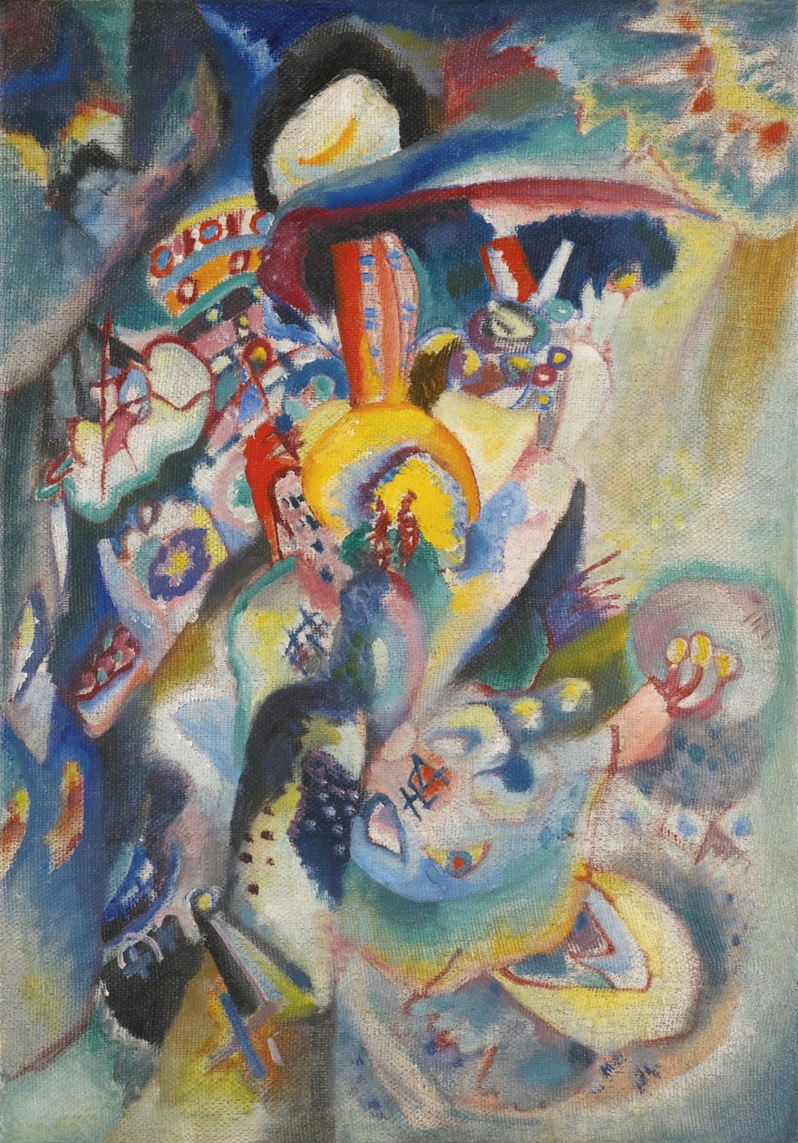 Moskva II, 1916 av Wassily Kandinsky