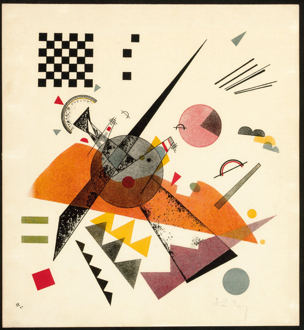 Oransje (R.180) av Wassily Kandinsky