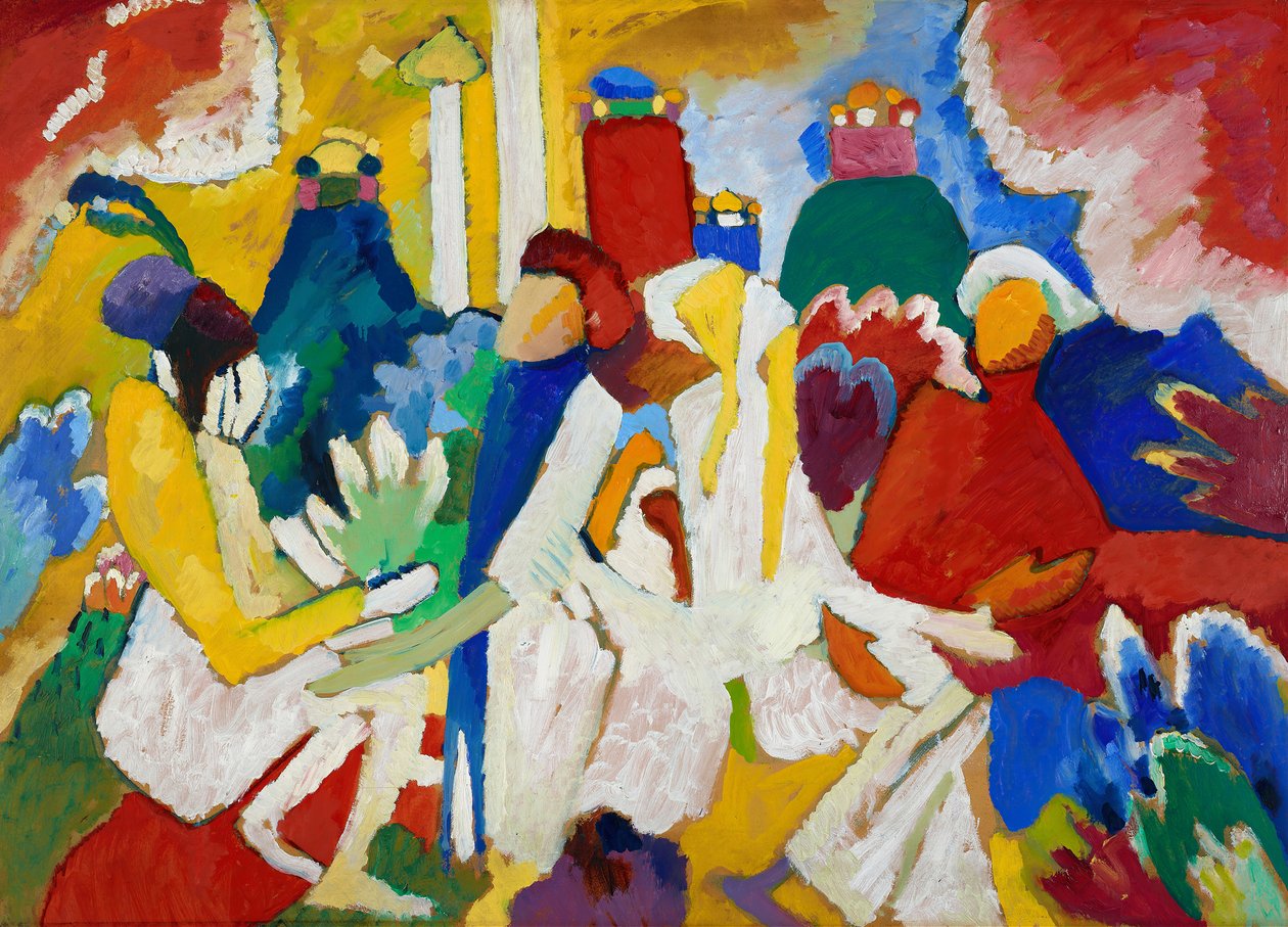 Orientalsk, 1909. av Wassily Kandinsky