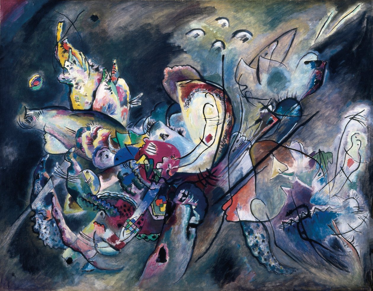 Overskyet av Wassily Kandinsky