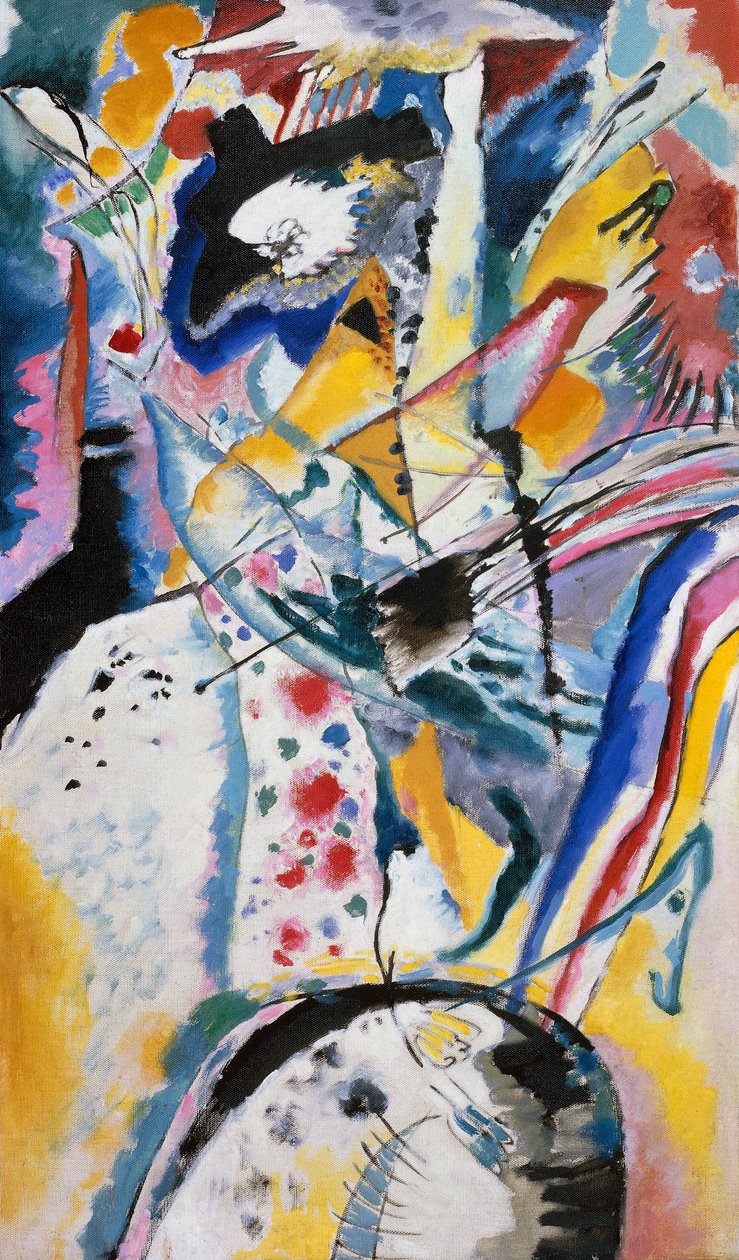 Panel for Edwin R Campbell av Wassily Kandinsky