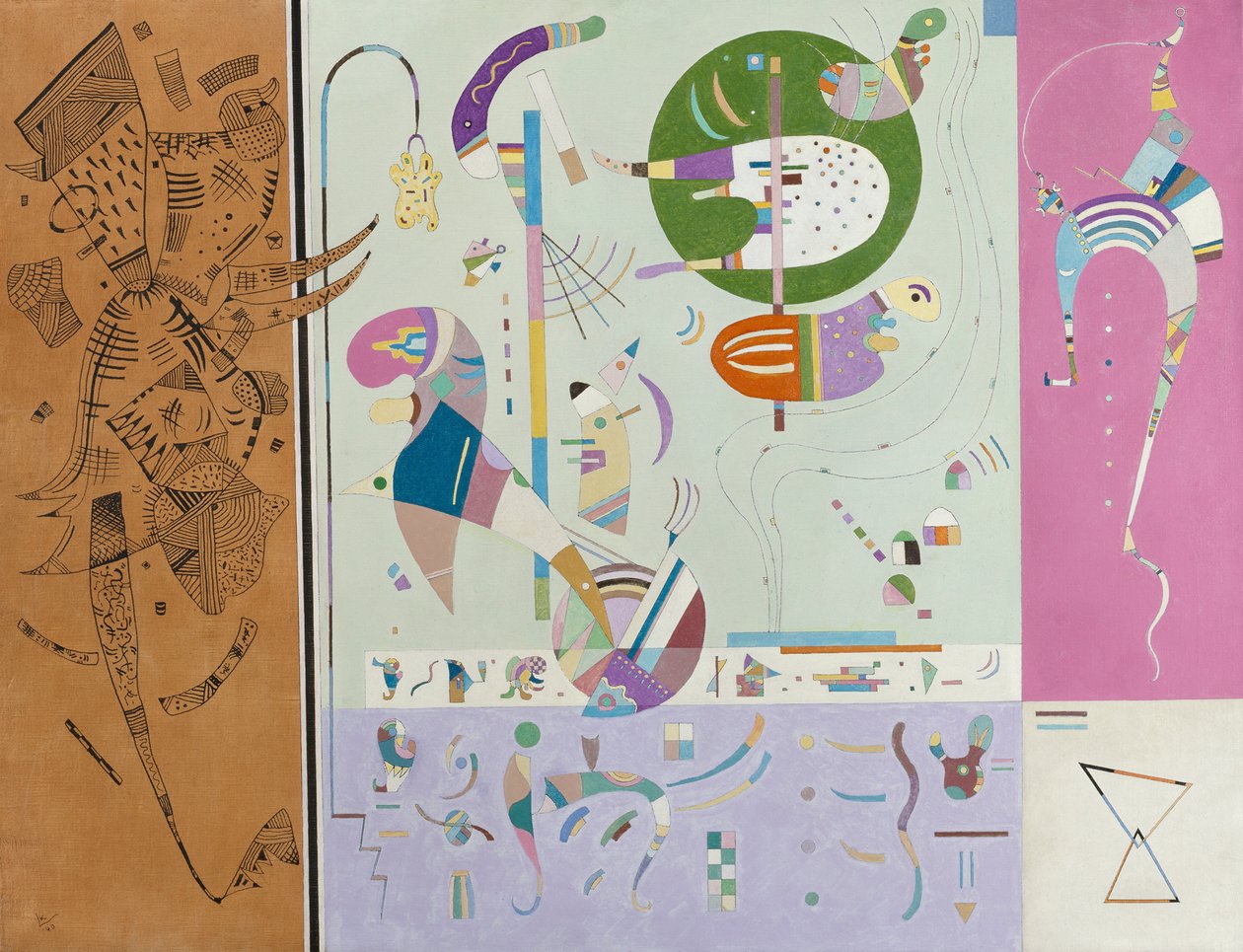 Partiene er forskjellige av Wassily Kandinsky