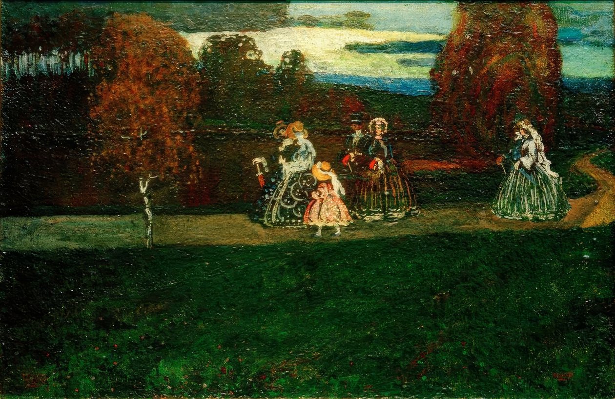 Promenade av Wassily Kandinsky