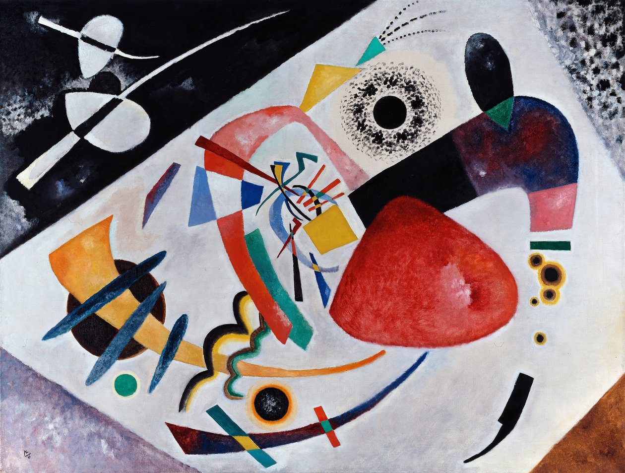 Red Spot II, av Wassily Kandinsky