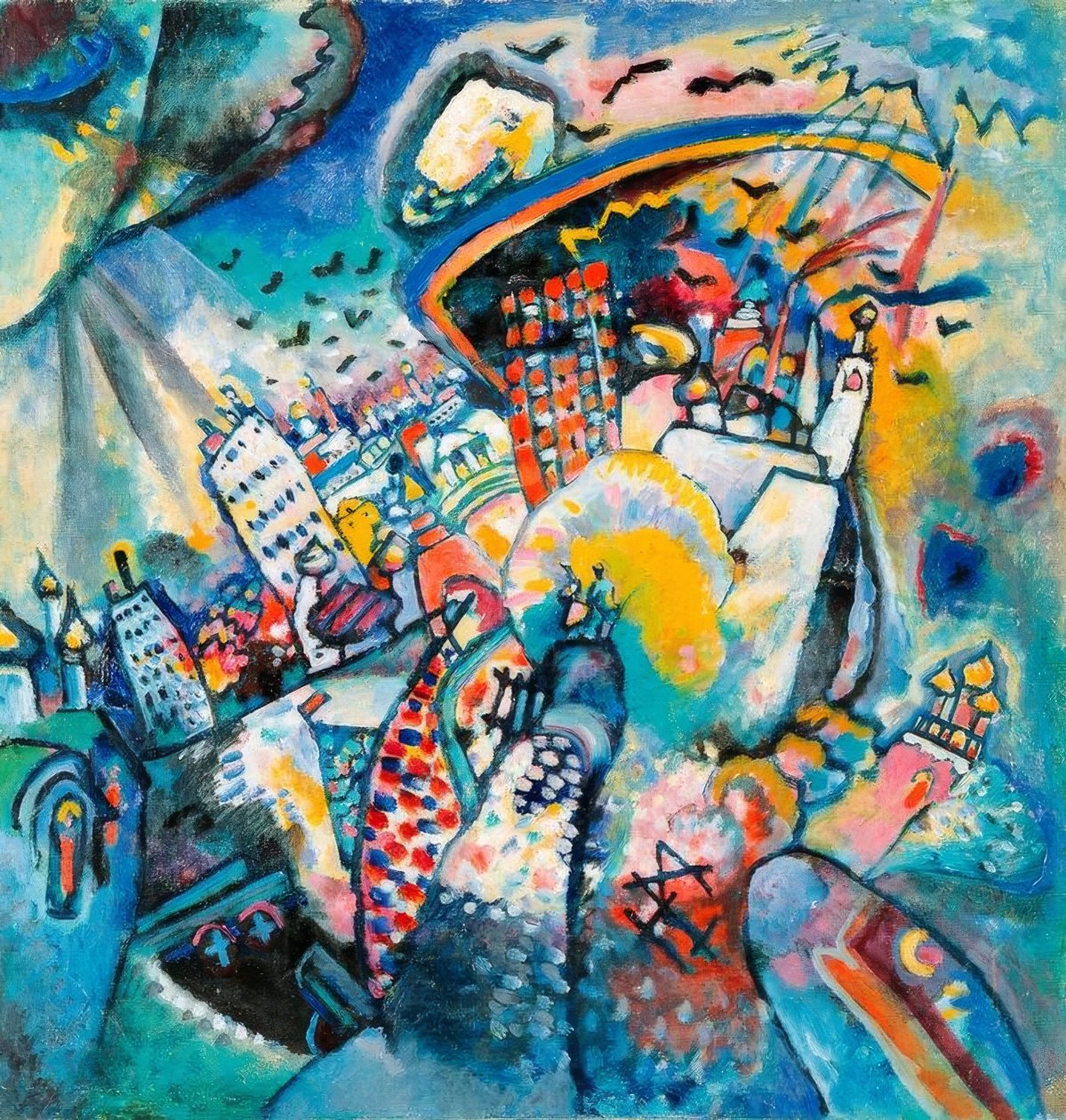 rød firkant av Wassily Kandinsky