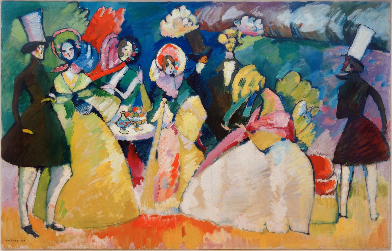 Krinolinsamfunnet av Wassily Kandinsky