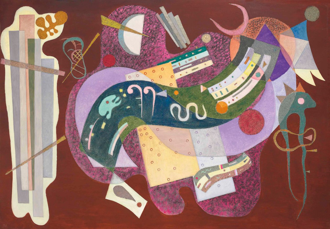 Stiv og buet, 1935. av Wassily Kandinsky