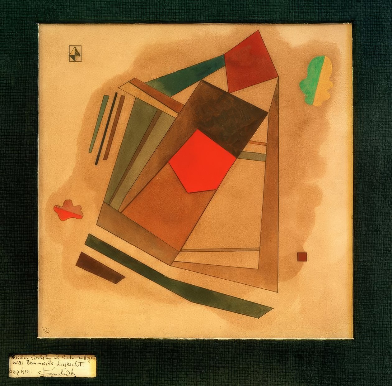 Rød på torget av Wassily Kandinsky