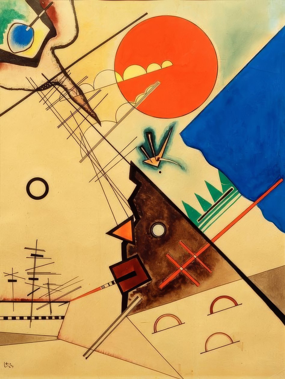 Rød sirkel av Wassily Kandinsky
