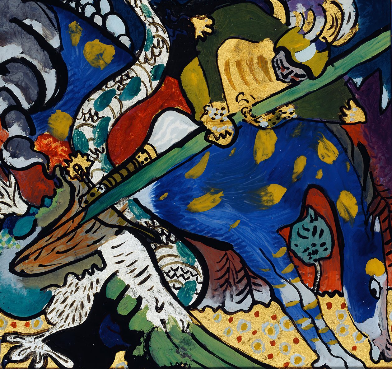 Saint George I, 1911. av Wassily Kandinsky