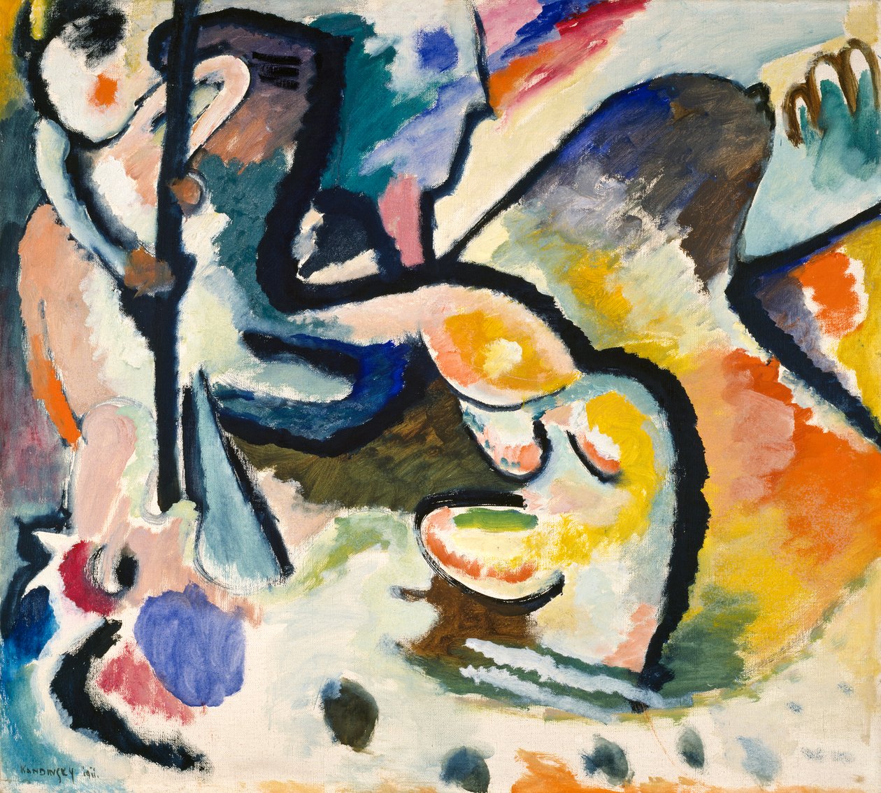 St. Georg III av Wassily Kandinsky