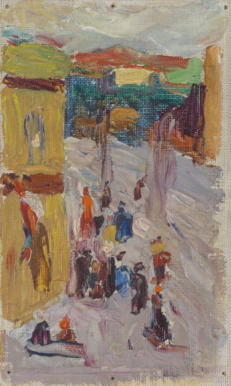 gatehjørne av Wassily Kandinsky